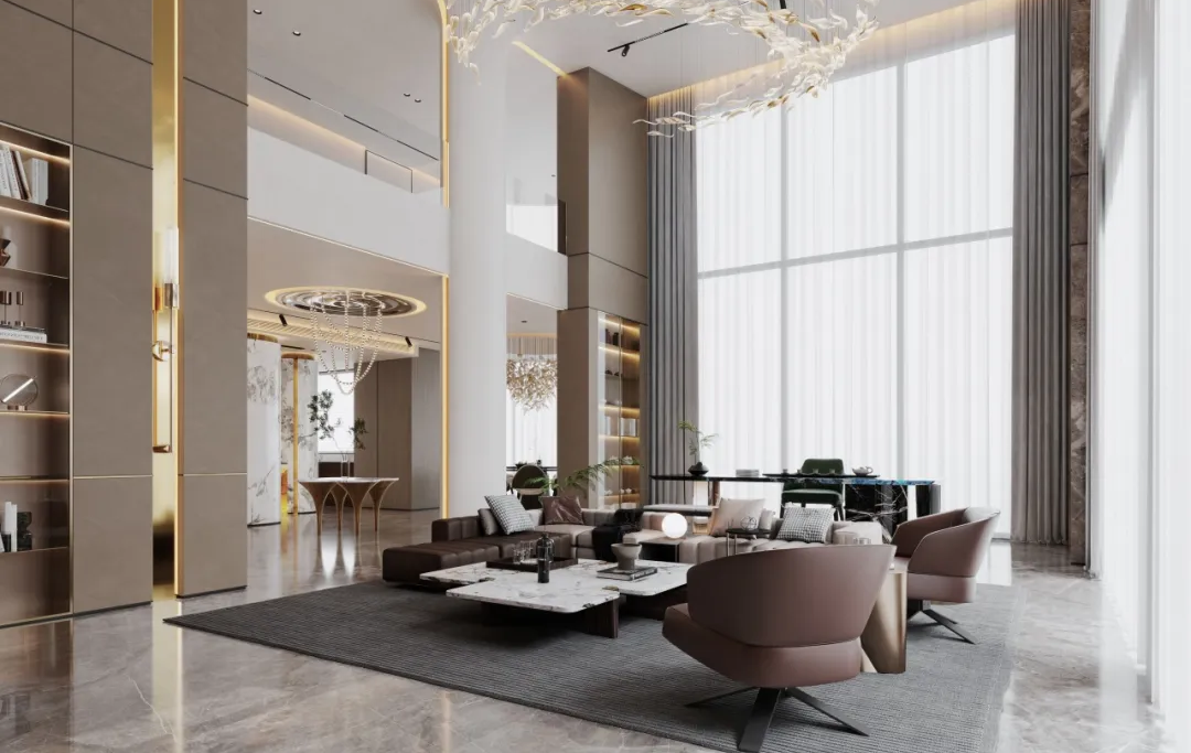 譽巢·圣莫麗斯別墅 ｜ 沉穩(wěn)純粹 雅致有度別墅裝修效果圖